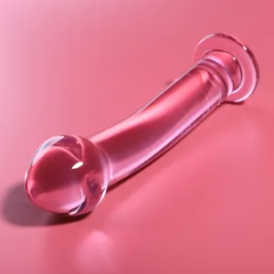 Modell 11 Dildo Borosilikatglas Rosa 16 cm -O- 3 cm von Nebula Series By Ibiza