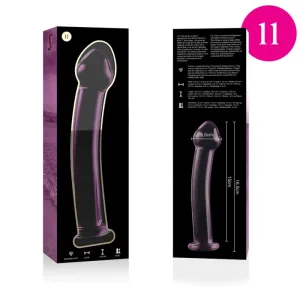 Modell 11 Dildo Borosilikatglas Rosa 16 cm -O- 3 cm von Nebula Series By Ibiza