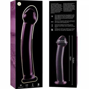 Modell 11 Dildo Borosilikatglas Rosa 16 cm -O- 3 cm von Nebula Series By Ibiza