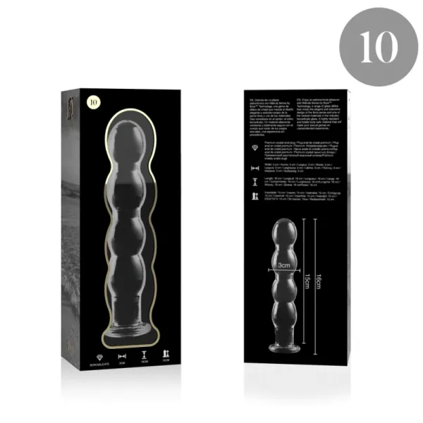 Modell 10 Dildo Borosilikatglas Klar 16,5 cm -O- 3,5 cm von Nebula Series By Ibiza | Fesselliebe.de