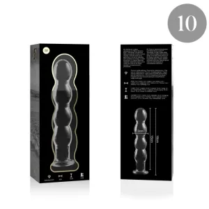 Modell 10 Dildo Borosilikatglas Klar 16,5 cm -O- 3,5 cm von Nebula Series By Ibiza