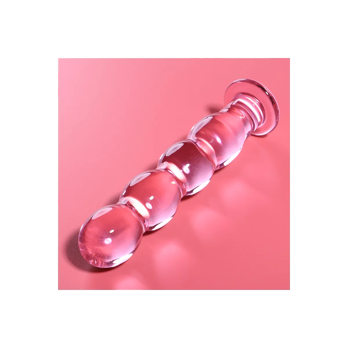 Modell 10 Dildo Borosilikatglas Rosa 16,5 cm -O- 3,5 cm von Nebula Series By Ibiza | Fesselliebe.de