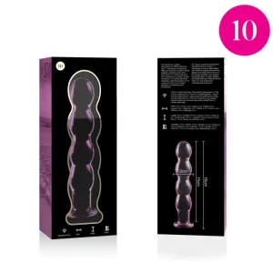 Modell 10 Dildo Borosilikatglas Rosa 16,5 cm -O- 3,5 cm von Nebula Series By Ibiza