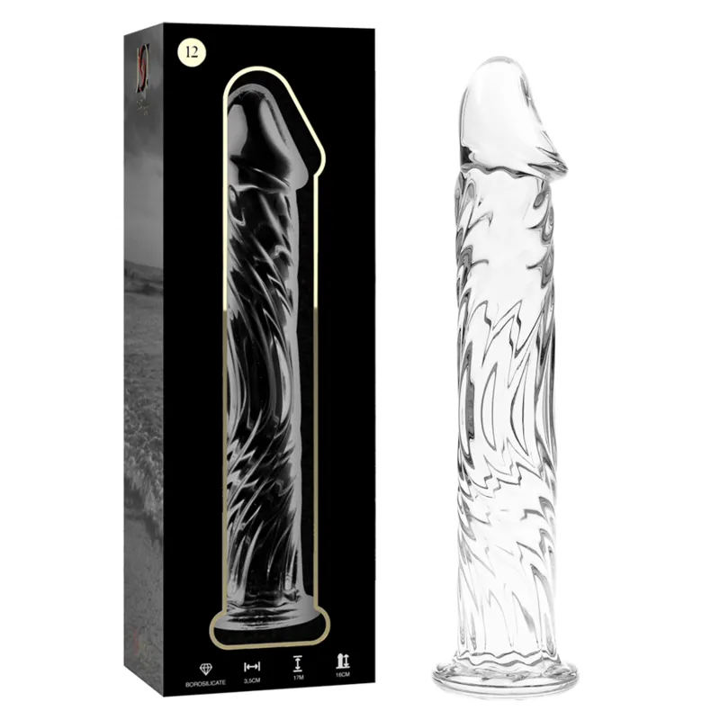 Modell 12 Dildo Borosilikatglas Klar 17 cm -O- 3,5 cm von Nebula Series By Ibiza | Fesselliebe.de
