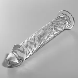 Modell 12 Dildo Borosilikatglas Klar 17 cm -O- 3,5 cm von Nebula Series By Ibiza