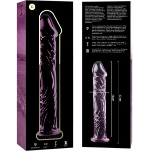 Modell 12 Dildo Borosilikatglas Rosa 17 cm -O- 3,5 cm von Nebula Series By Ibiza