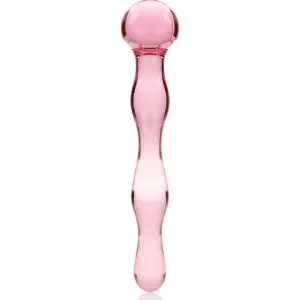 Modell 13 Dildo Borosilikatglas Rosa 18 cm -O- 3,5 cm von Nebula Series By Ibiza