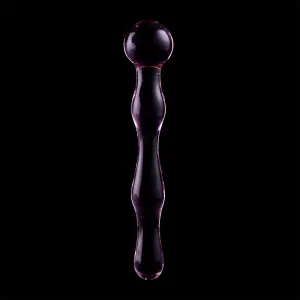 Modell 13 Dildo Borosilikatglas Rosa 18 cm -O- 3,5 cm von Nebula Series By Ibiza
