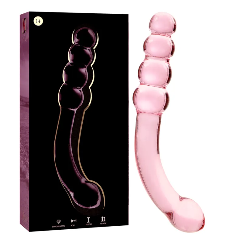 Modell 14 Dildo Borosilikatglas Rosa 18,5 cm -O- 3 cm von Nebula Series By Ibiza | Fesselliebe.de