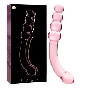 Modell 14 Dildo Borosilikatglas Rosa 18,5 cm -O- 3 cm von Nebula Series By Ibiza | Fesselliebe.de