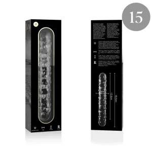 Modell 15 Dildo Borosilikatglas Klar 18,5 cm -O- 3 cm von Nebula Series By Ibiza