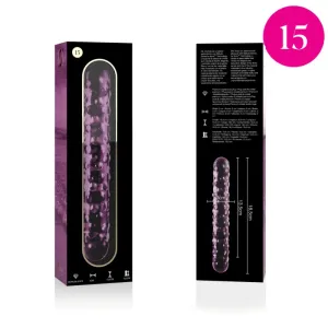 Modell 15 Dildo Borosilikatglas Rosa 18,5 cm -O- 3 cm von Nebula Series By Ibiza