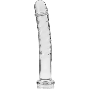 Modell 16 Dildo Borosilikatglas Klar 18,5 cm -O- 3 cm von Nebula Series By Ibiza