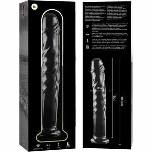 Modell 16 Dildo Borosilikatglas Klar 18,5 cm -O- 3 cm von Nebula Series By Ibiza