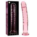 Modell 16 Dildo Borosilikatglas Rosa 18,5 cm -O- 3 cm von Nebula Series By Ibiza