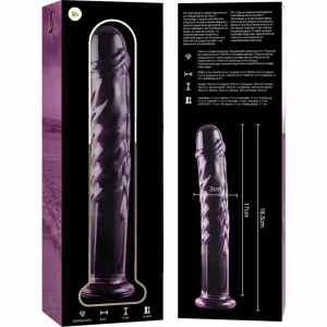 Modell 16 Dildo Borosilikatglas Rosa 18,5 cm -O- 3 cm von Nebula Series By Ibiza
