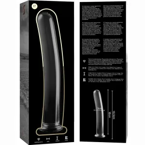 Modell 17 Dildo Borosilikatglas Klar 18,5 cm -O- 3 cm von Nebula Series By Ibiza