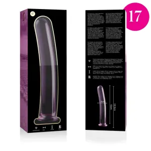 Modell 17 Dildo Borosilikatglas Rosa 18,5 cm -O- 3 cm von Nebula Series By Ibiza