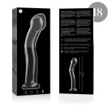 Modell 18 Dildo Borosilikatglas Klar 18,5 cm -O- 3,5 cm von Nebula Series By Ibiza | Fesselliebe.de