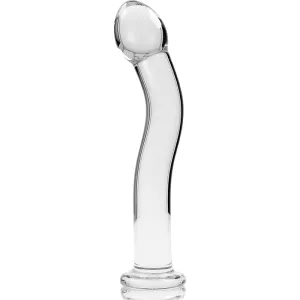 Modell 18 Dildo Borosilikatglas Klar 18,5 cm -O- 3,5 cm von Nebula Series By Ibiza