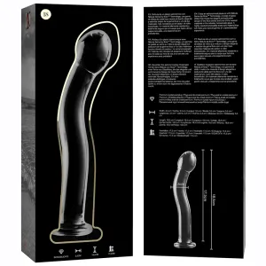 Modell 18 Dildo Borosilikatglas Klar 18,5 cm -O- 3,5 cm von Nebula Series By Ibiza