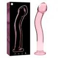 Modell 18 Dildo Borosilikatglas Rosa 18,5 cm -O- 3,5 cm von Nebula Series By Ibiza