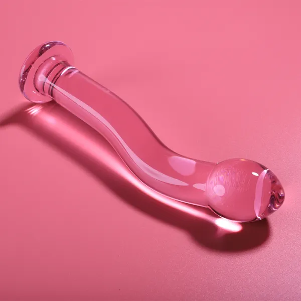Modell 18 Dildo Borosilikatglas Rosa 18,5 cm -O- 3,5 cm von Nebula Series By Ibiza | Fesselliebe.de