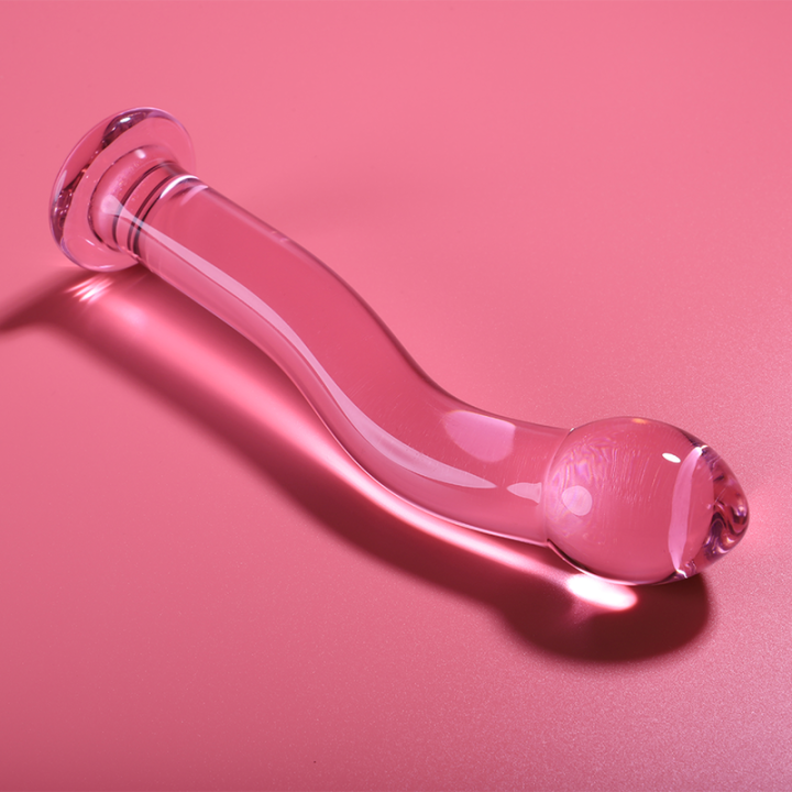 Modell 18 Dildo Borosilikatglas Rosa 18,5 cm -O- 3,5 cm von Nebula Series By Ibiza | Fesselliebe.de