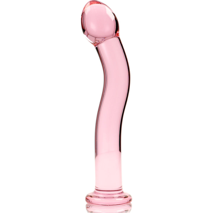 Modell 18 Dildo Borosilikatglas Rosa 18,5 cm -O- 3,5 cm von Nebula Series By Ibiza | Fesselliebe.de