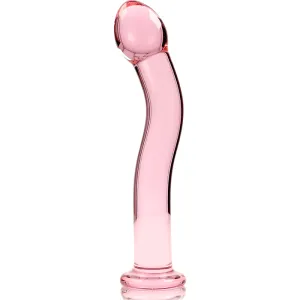 Modell 18 Dildo Borosilikatglas Rosa 18,5 cm -O- 3,5 cm von Nebula Series By Ibiza