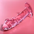 Modell 19 Dildo Borosilikatglas Rosa 18,5 cm -O- 4 cm von Nebula Series By Ibiza