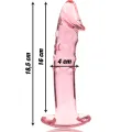 Modell 19 Dildo Borosilikatglas Rosa 18,5 cm -O- 4 cm von Nebula Series By Ibiza