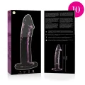 Modell 19 Dildo Borosilikatglas Rosa 18,5 cm -O- 4 cm von Nebula Series By Ibiza