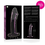 Modell 19 Dildo Borosilikatglas Rosa 18,5 cm -O- 4 cm von Nebula Series By Ibiza | Fesselliebe.de