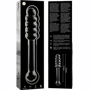 Modell 20 Dildo Borosilikatglas Klar 20,5 cm -O- 3 cm von Nebula Series By Ibiza