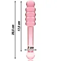 Modell 20 Dildo Borosilikatglas Rosa 20,5 cm -O- 3 cm von Nebula Series By Ibiza