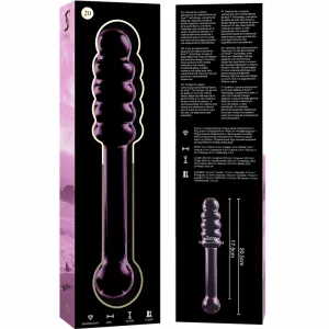 Modell 20 Dildo Borosilikatglas Rosa 20,5 cm -O- 3 cm von Nebula Series By Ibiza