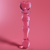 Modell 21 Dildo Borosilikatglas Rosa 20,5 cm -O- 3,5 cm von Nebula Series By Ibiza | Fesselliebe.de