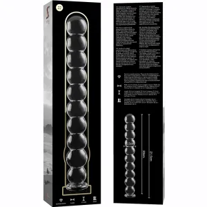 Modell 22 Dildo Borosilikatglas Klar 21,5 cm -O- 2,5 cm von Nebula Series By Ibiza