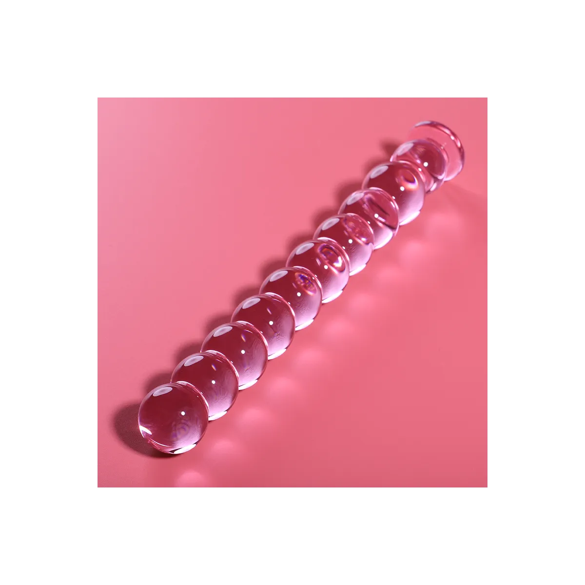 Modell 22 Dildo Borosilikatglas Rosa 21,5 cm -O- 2,5 cm von Nebula Series By Ibiza | Fesselliebe.de