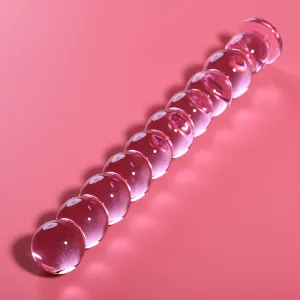 Modell 22 Dildo Borosilikatglas Rosa 21,5 cm -O- 2,5 cm von Nebula Series By Ibiza