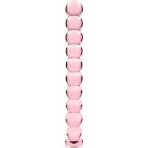 Modell 22 Dildo Borosilikatglas Rosa 21,5 cm -O- 2,5 cm von Nebula Series By Ibiza