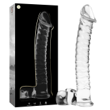 Modell 23 Dildo Borosilikatglas Klar 21,5 cm -O- 4 cm von Nebula Series By Ibiza | Fesselliebe.de