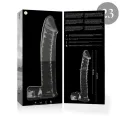 Modell 23 Dildo Borosilikatglas Klar 21,5 cm -O- 4 cm von Nebula Series By Ibiza
