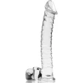 Modell 23 Dildo Borosilikatglas Klar 21,5 cm -O- 4 cm von Nebula Series By Ibiza