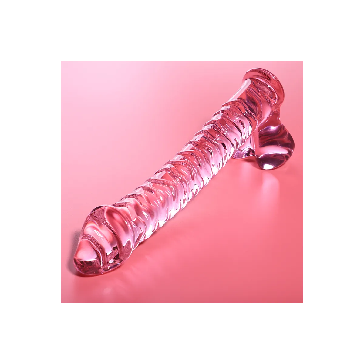Modell 23 Dildo Borosilikatglas Rosa 21,5 cm -O- 4 cm von Nebula Series By Ibiza | Fesselliebe.de