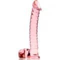 Modell 23 Dildo Borosilikatglas Rosa 21,5 cm -O- 4 cm von Nebula Series By Ibiza