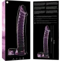 Modell 23 Dildo Borosilikatglas Rosa 21,5 cm -O- 4 cm von Nebula Series By Ibiza