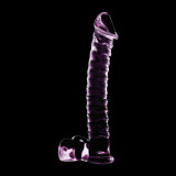 Modell 23 Dildo Borosilikatglas Rosa 21,5 cm -O- 4 cm von Nebula Series By Ibiza | Fesselliebe.de