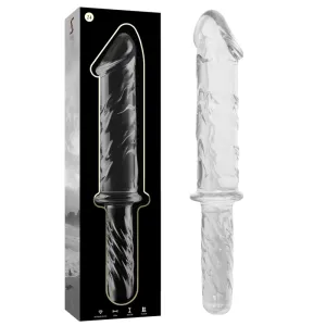 Modell 24 Dildo Borosilikatglas Klar 28,5 cm -O- 5 cm von Nebula Series By Ibiza | Fesselliebe.de